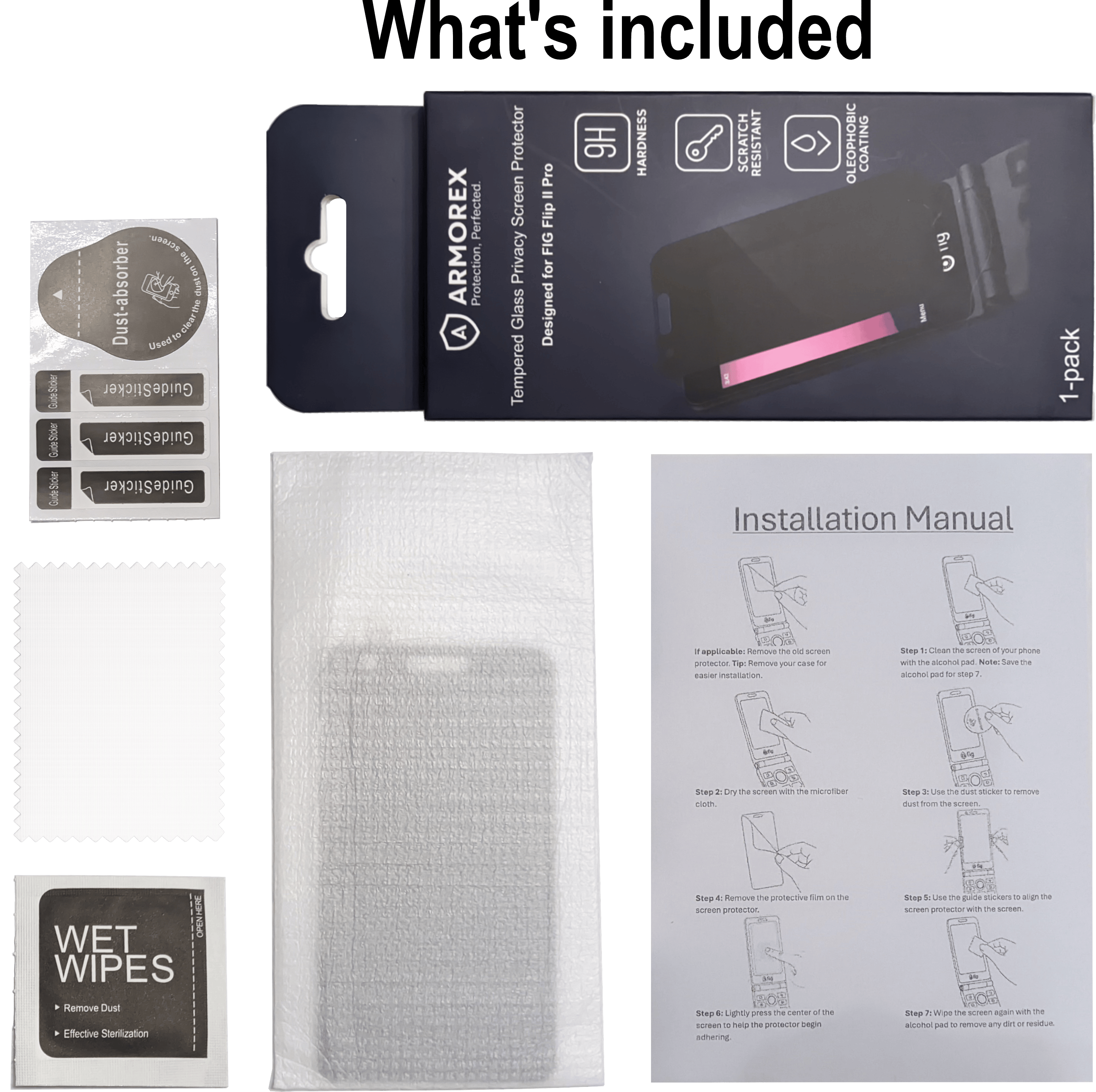 Privacy Screen Protector - Fig Flip II Pro 3